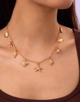 Sea Treasures Charm Necklace - Misty and Molly