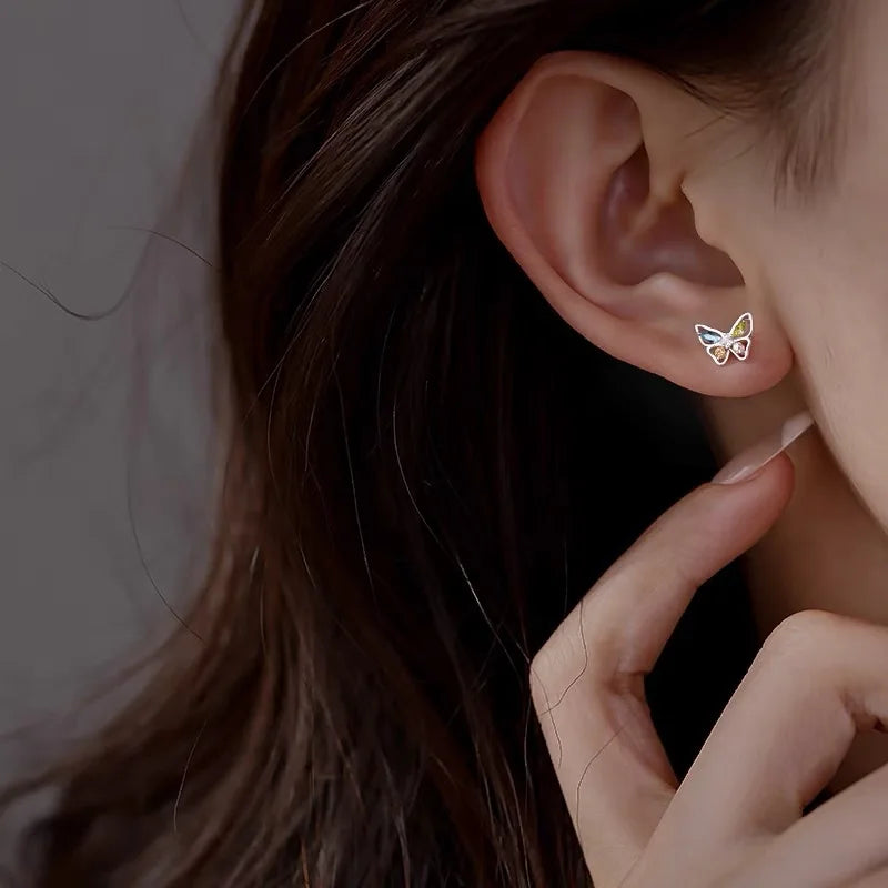 Rainbow Wings Butterfly Earrings - Misty and Molly