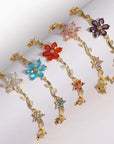 Flower Chain Bracelet - Misty and Molly