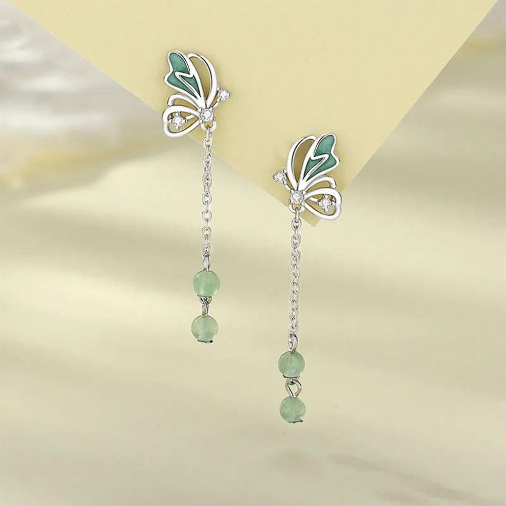 Celestial Butterfly Drop Earrings - Misty and Molly