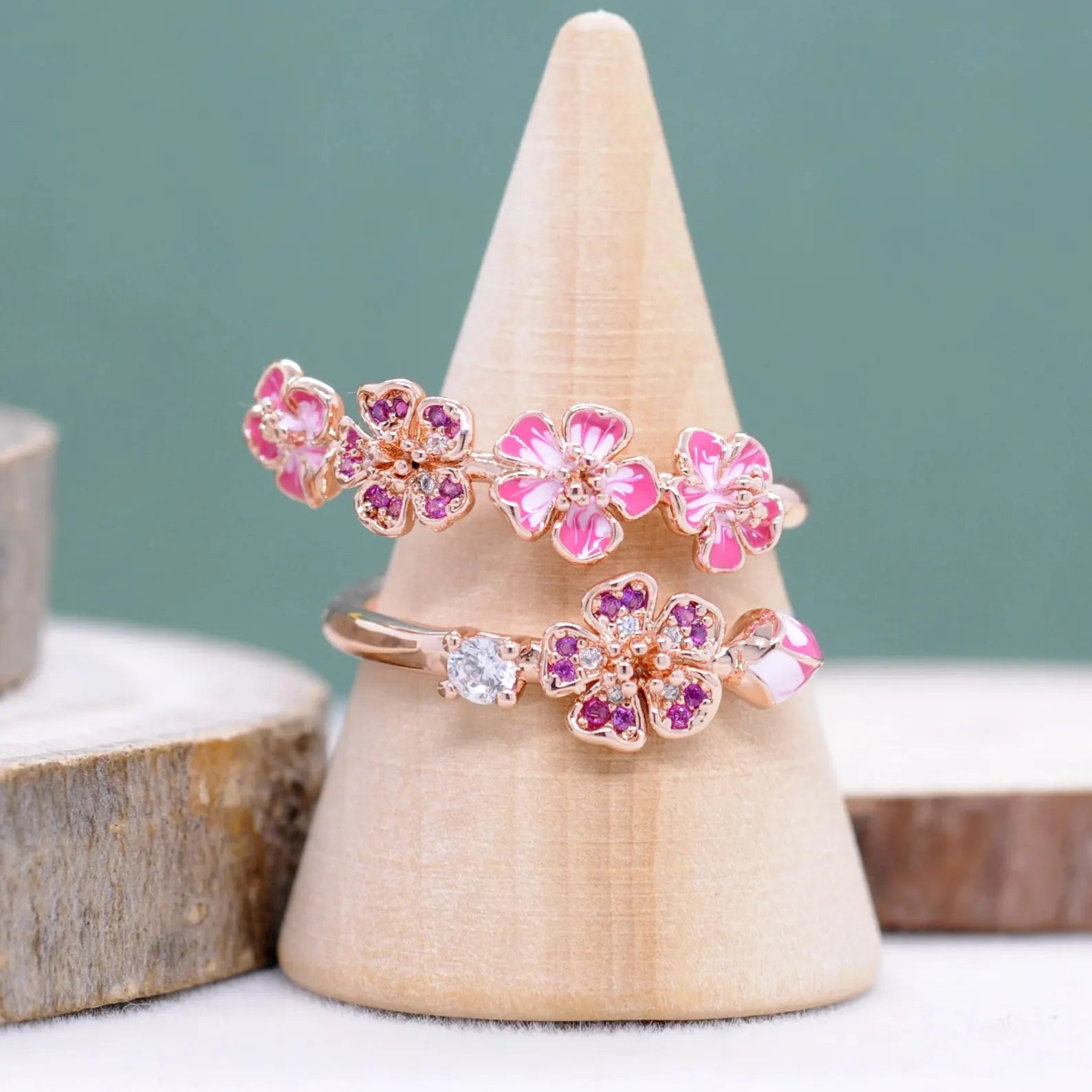 Peach Blossom Ring | 925 Sterling Silver