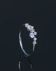 Starlight Cluster Moissanite Ring