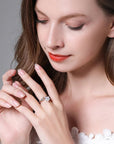 White Cherry Blossom Ring - Misty and Molly