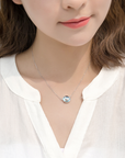 Mermaid's Tail Blue Pendant Necklace - Misty and Molly