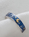 Starry Night Silver Ring - Misty and Molly
