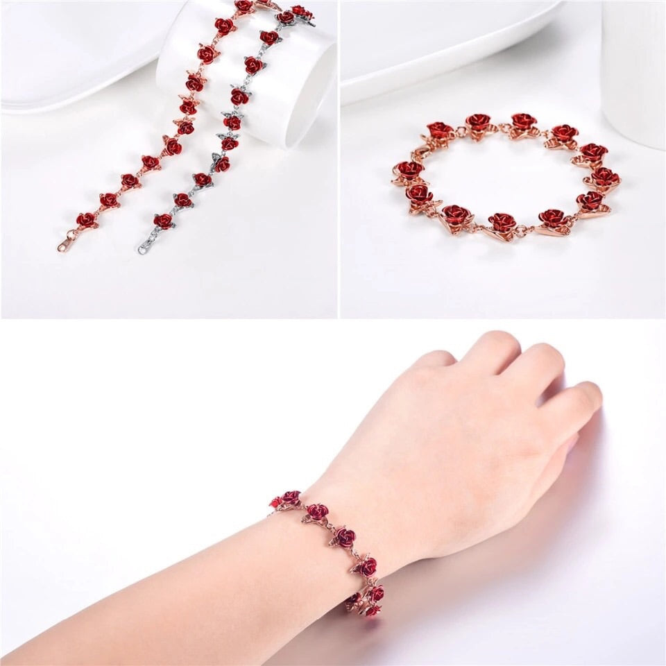 Dozen Roses Bracelet - Misty and Molly