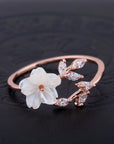 Shell Flower Ring - Misty and Molly