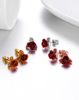 Red Rose Earrings - Misty and Molly