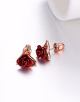 Red Rose Earrings - Misty and Molly