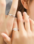 White Cherry Blossom Ring - Misty and Molly