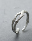 White Cherry Blossom Ring - Misty and Molly