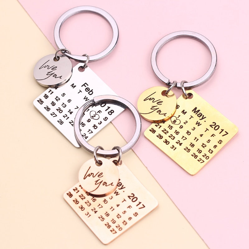 Calendar hot sale key holder