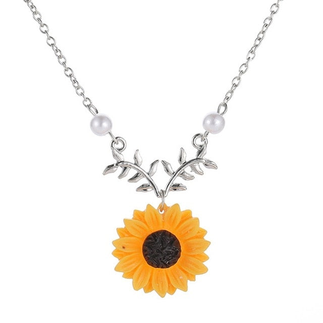 Sunflower Necklace