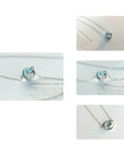 Mermaid's Tail Blue Pendant Necklace - Misty and Molly