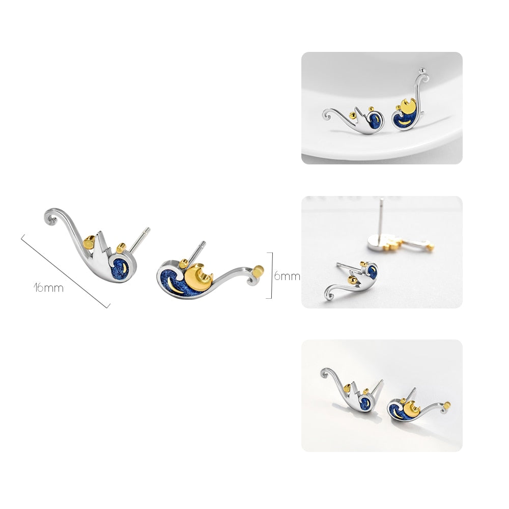 Starry Night Earrings - Misty and Molly