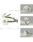 White Cherry Blossom Ring - Misty and Molly