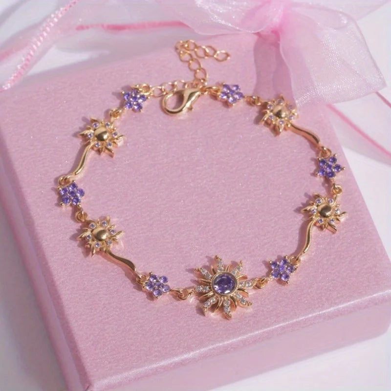 Tangled-Inspired Sun of Corona Bracelet - Misty and Molly