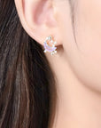 Starlit Moon Crystal Earrings