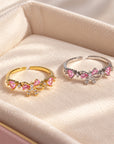 Crystal Bow Ring - Misty and Molly