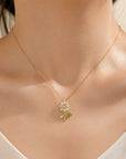 Daisy Bloom Pendant Necklace - Misty and Molly