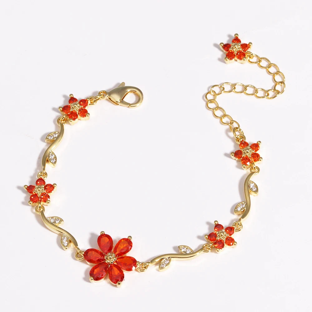 Flower Chain Bracelet - Misty and Molly