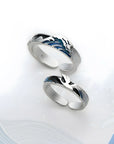 The Great Wave Ring Set