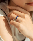 Starry Night Silver Ring
