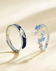 Wings and Waves Ring Set