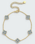 Timeless Clover Moissanite Bracelet