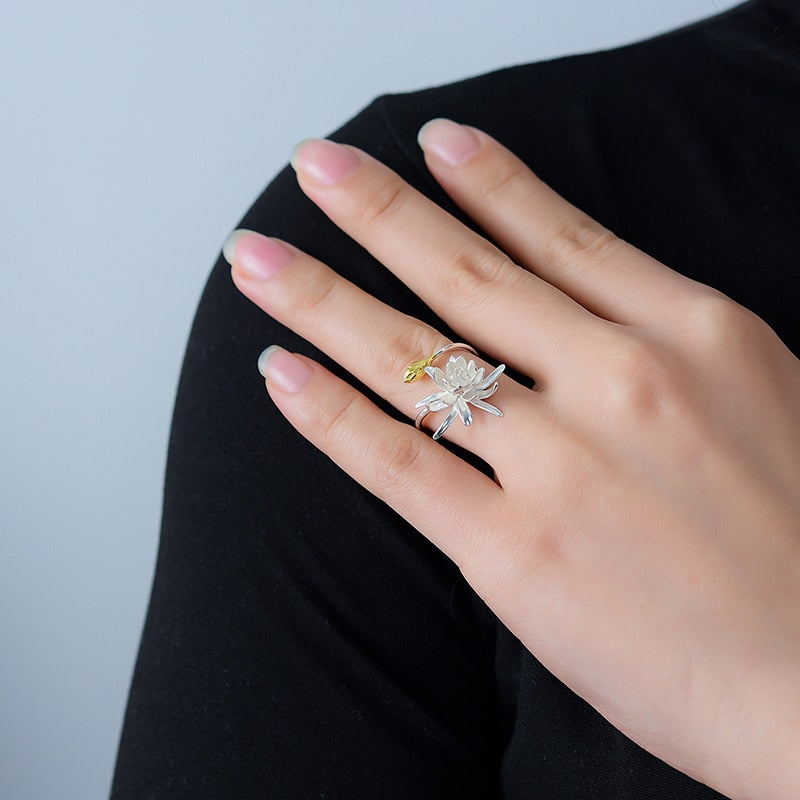 Serene Cereus Resilience Silver Ring - Misty and Molly