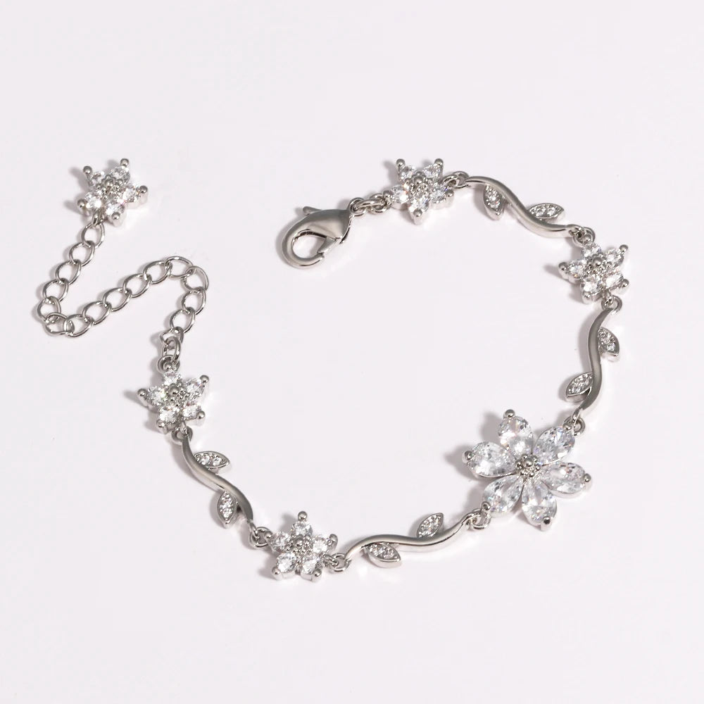 Flower Chain Bracelet - Misty and Molly