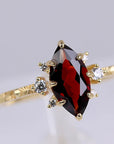 Crimson Nova Ring
