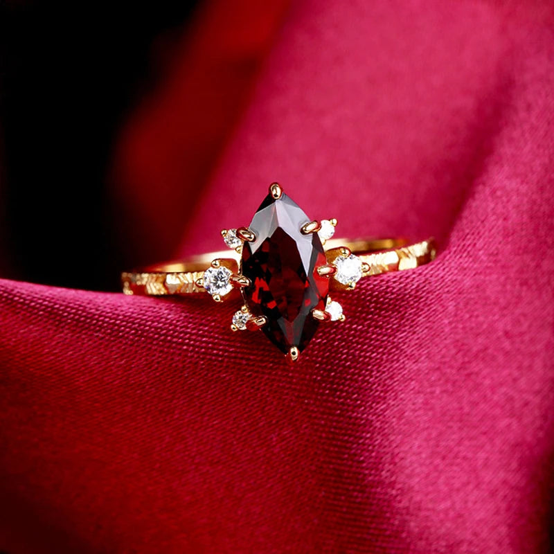 Crimson Nova Ring