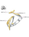 Whispers of the Deep Whale Ring