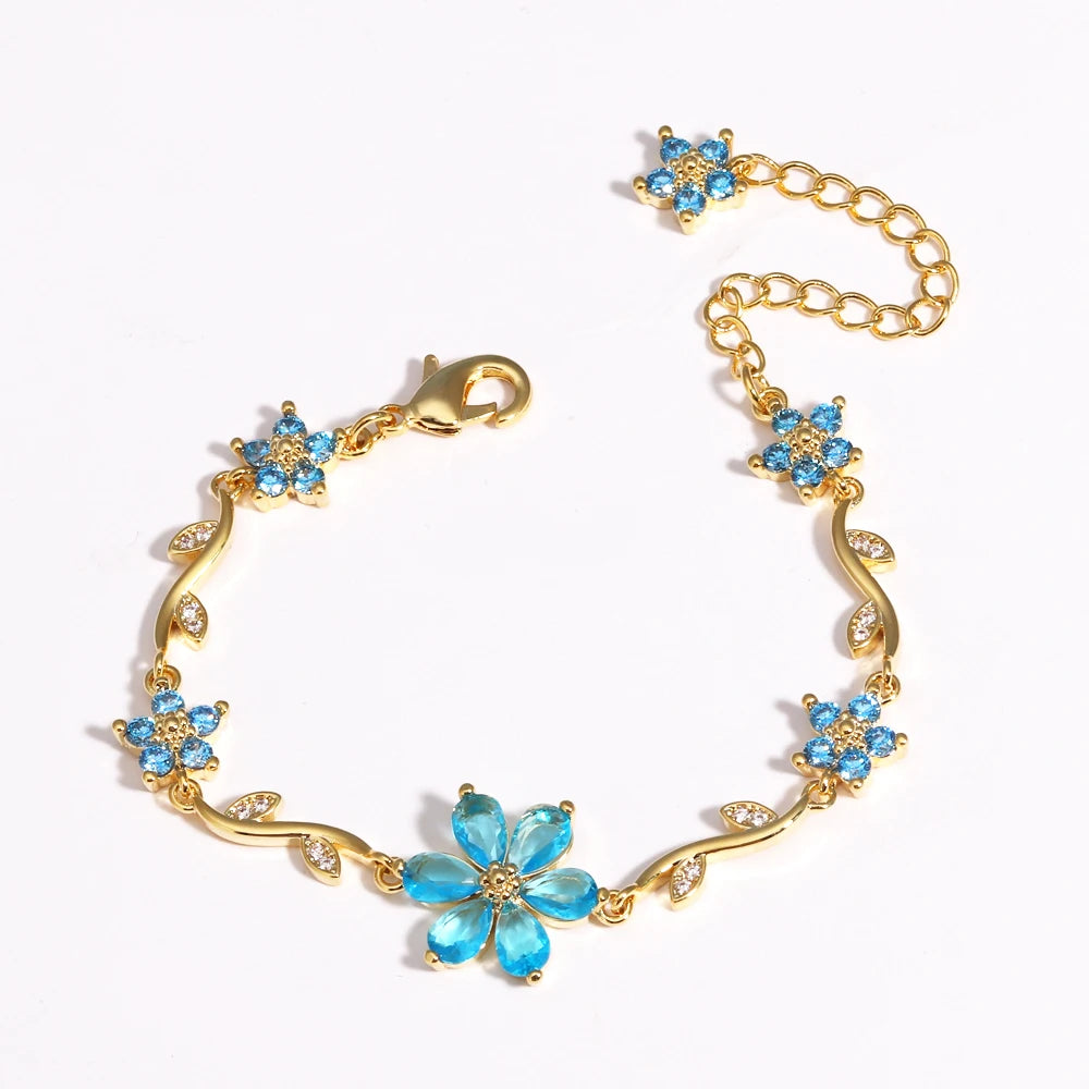 Flower Chain Bracelet - Misty and Molly