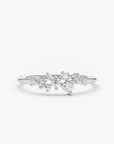 Starlight Cluster Moissanite Ring