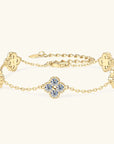 Timeless Clover Moissanite Bracelet