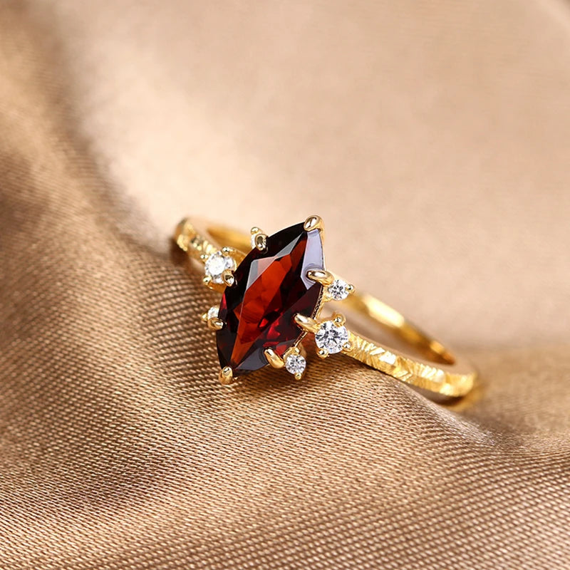Crimson Nova Ring