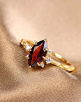Crimson Nova Ring