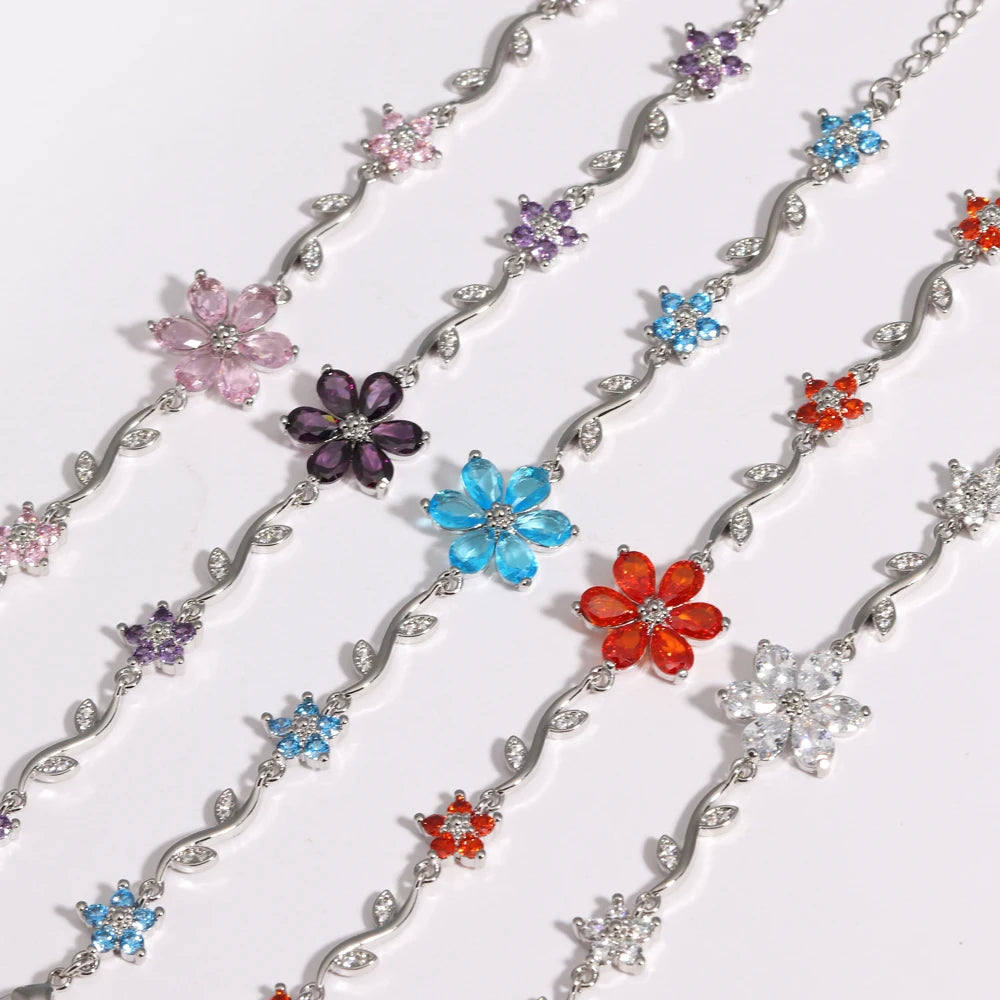 Flower Chain Bracelet - Misty and Molly