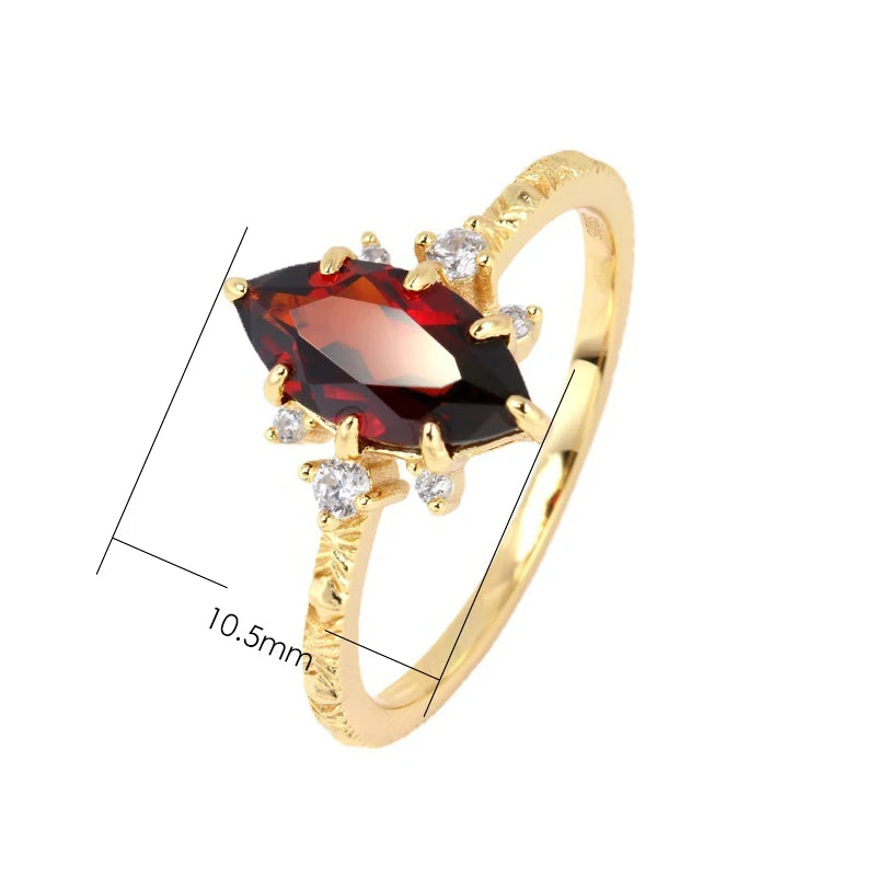 Crimson Nova Ring