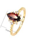 Crimson Nova Ring