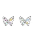 Rainbow Wings Butterfly Earrings