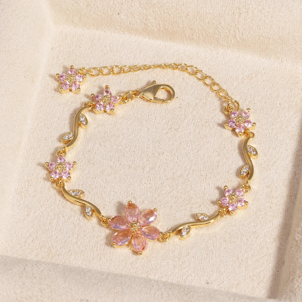 Flower Chain Bracelet - Misty and Molly