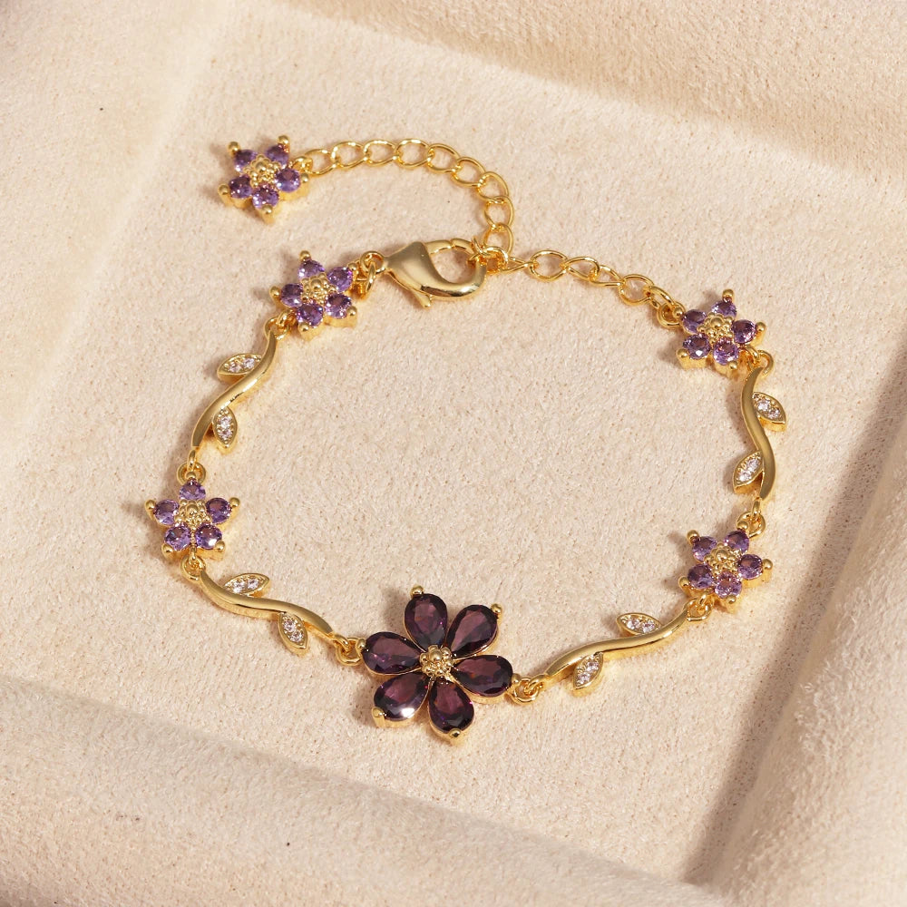 Flower Chain Bracelet - Misty and Molly