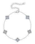 Timeless Clover Moissanite Bracelet