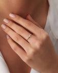 Starlight Cluster Moissanite Ring