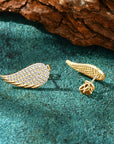 Angel’s Wings Moissanite Earrings