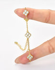 Timeless Clover Moissanite Bracelet