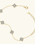 Timeless Clover Moissanite Bracelet